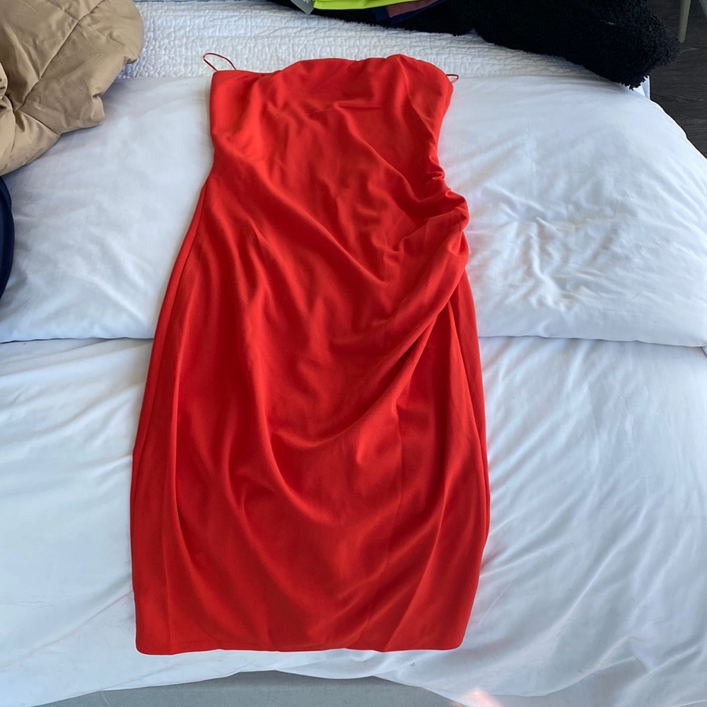 Backless midi dress